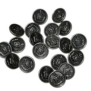 Lot of 20 Vintage Spectemur Agendo Lion Crest Silver Tone Clothing Buttons 1/2”
